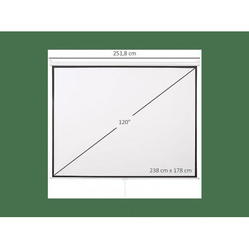 Pantalla de Proyector - HOMCOM 001-010V01