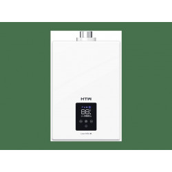 Calentador a gas  - LowNox6 12L, pequeño tamaño estanco HTW, blanco