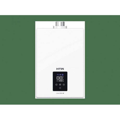 Calentador a gas  - LowNox6 12L, pequeño tamaño estanco HTW, blanco