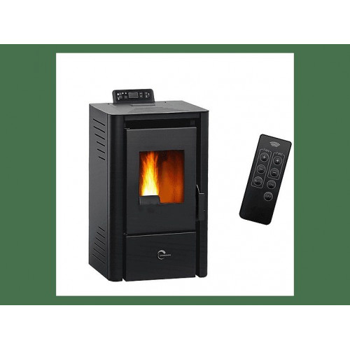 Estufa de pellets - SANNOVER Anita 8,2, 8200 W , negro