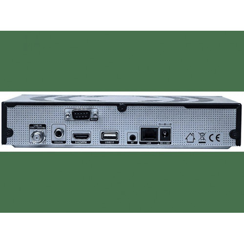 Receptor satélite - VIARK SAT 4K, 1 x HDMI, 2 x USB, Negro
