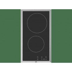 Placa modular - BEKO HDCMXC 32400 TX, 2 zonas, 288 mm, Acero inoxidable