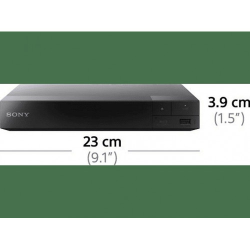 Reproductor Blu-ray - SONY BDPS3700B.EC1, 1.920 x 1.080 Pixel, HDMI / USB / LAN / Coaxial / Wi-Fi, Negro