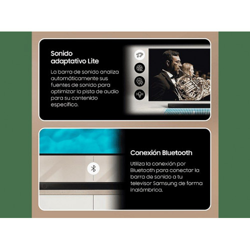 Barra de sonido - SAMSUNG HW-B530/ZF, Bluetooth, Subwoofer Inalámbrico, 360 W, Negro
