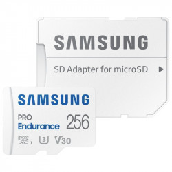 Samsung PRO Endurance microSDXC 256GB UHS-I V30 Clase 10 con Adaptador