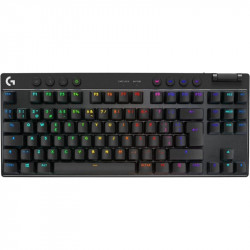 Logitech G Pro X TKL Lightspeed Teclado Inalámbrico Gaming Negro RGB LIGHTSYNC GX Brown