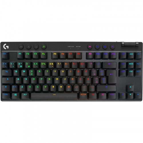 Logitech G Pro X TKL Lightspeed Teclado Inalámbrico Gaming Negro RGB LIGHTSYNC GX Brown