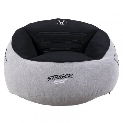 Puff Gaming Woxter Stinger Gris y Negro Espuma Viscoelástica