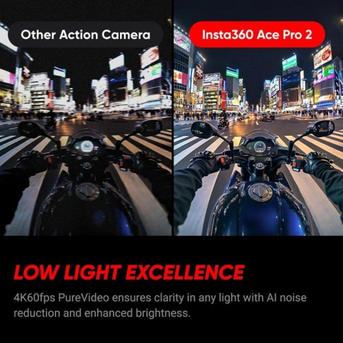 Insta360 Ace Pro 2 Pack Dual Battery Cámara Deportiva Gran Angular UltraHD 8K