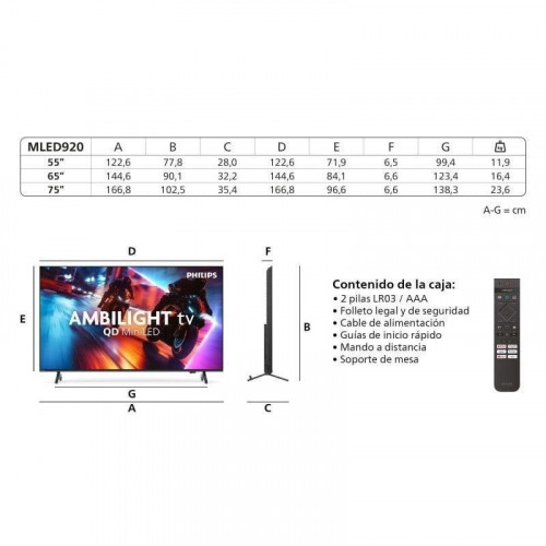 Philips Ambilight QD MiniLED 55