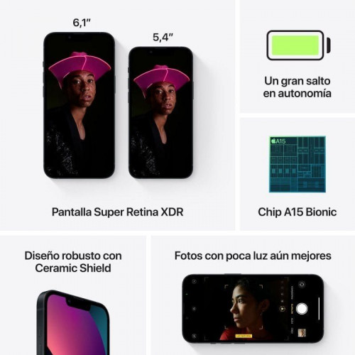 Replay iPhone 13 128GB Negro Refurbished