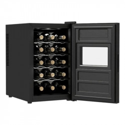 Vinoteca Cecotec A01_EU01_100135 15 botellas termoeléctrica 1 zona 35dB Display LED Negro