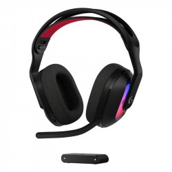 Auriculares Logitech G Astro A20 X inalámbricos y alámbricos para gaming con PLAYSYNC, Bluetooth y RGB negros