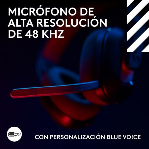 Auriculares Logitech G Astro A20 X inalámbricos y alámbricos para gaming con PLAYSYNC, Bluetooth y RGB negros