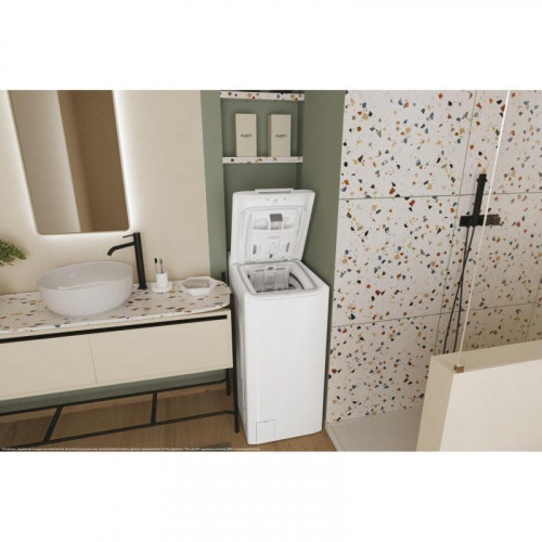 Lavadora Candy TCA063D3-S 6kg Carga Superior 1000rpm Clase C Blanca Wi-Fi Quick&Clean