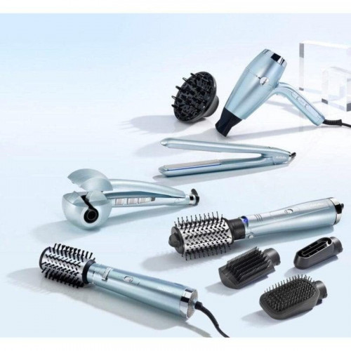 Rizador BaByliss Hydro-Fusion C1700E cerámico 3 temperaturas azul