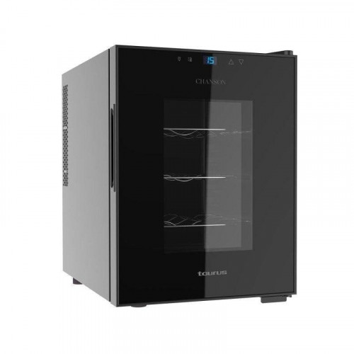 Vinoteca Taurus Chanson 12 botellas Termoeléctrica Control Digital Negro