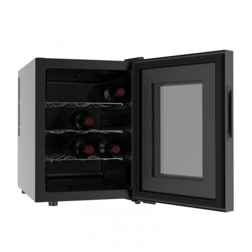 Vinoteca Taurus Chanson 12 botellas Termoeléctrica Control Digital Negro