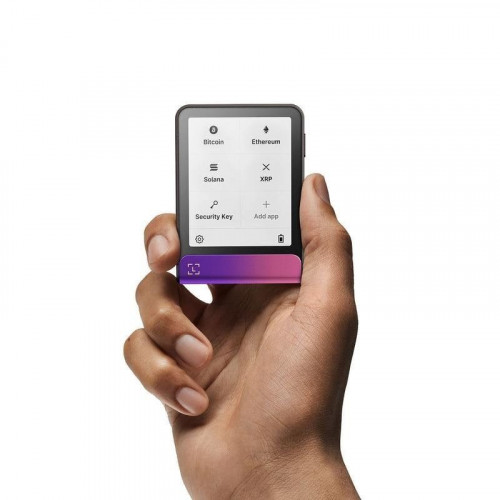 Billetera criptográfica Ledger Flex Magenta Carminé táctil 2,84
