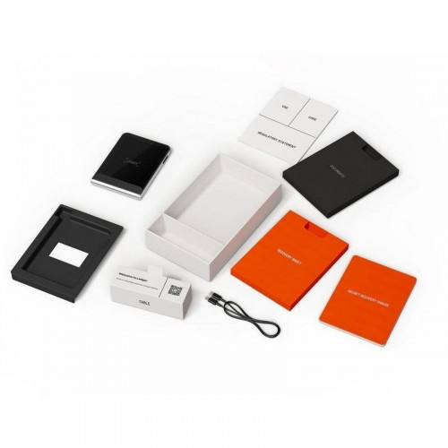 Billetera criptográfica Ledger Flex Magenta Carminé táctil 2,84