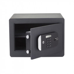Caja fuerte Yale YSFM/250/EG1 biométrica 18,6 L puerta antitaladro negra