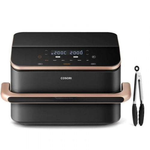 Cosori Dual Blaze Twinfry Chef Edition Freidora de Aire WiFi 10L + Tenacilla Silicona + 150 Papeles