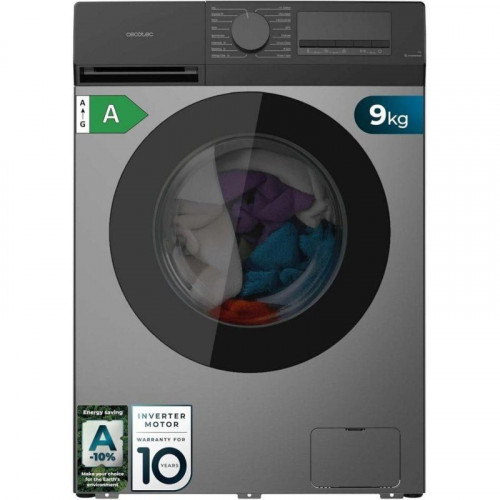 Lavadora Cecotec Bolero DressCode 9450 Inverter Steel Carga Frontal 9Kg 1400rpm A-10% Acero