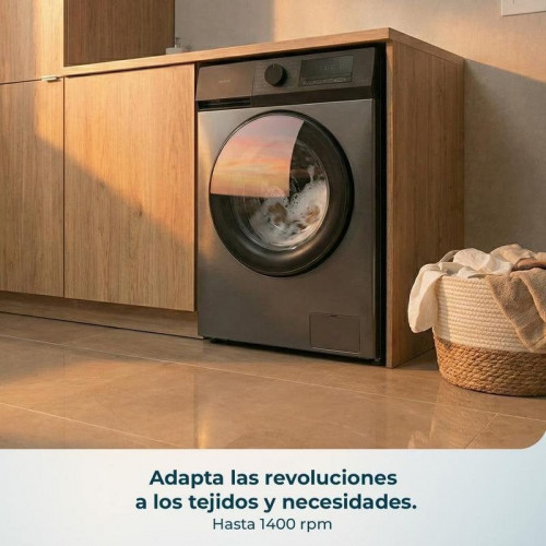 Lavadora Cecotec Bolero DressCode 9450 Inverter Steel Carga Frontal 9Kg 1400rpm A-10% Acero