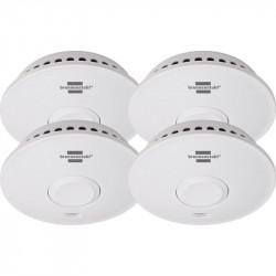 Detector de Humo y Gas Brennenstuhl RM L 3101 Inalámbrico Alarma 85 dB Interconectable