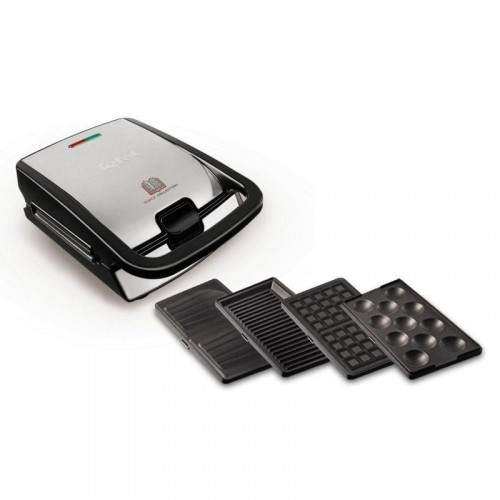 Sandwichera Tefal SW854D Negro Acero inoxidable 700 W