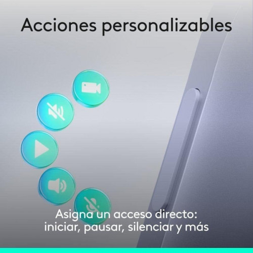 Mando a distancia Logitech Spotlight 2 Lila Bluetooth USB-C