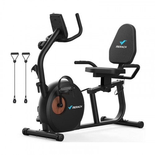 Bicicleta Recumbente MERACH MR-S23B1 8 Niveles de Resistencia Magnética Bluetooth