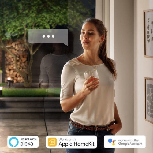 Aplique mural para exteriores Philips Hue Daylo Negro Zigbee/Bluetooth IP44