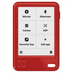 Cartera hardware Ledger Nano G5 Rouge Cerise Bluetooth 5.2 pantalla 2,76