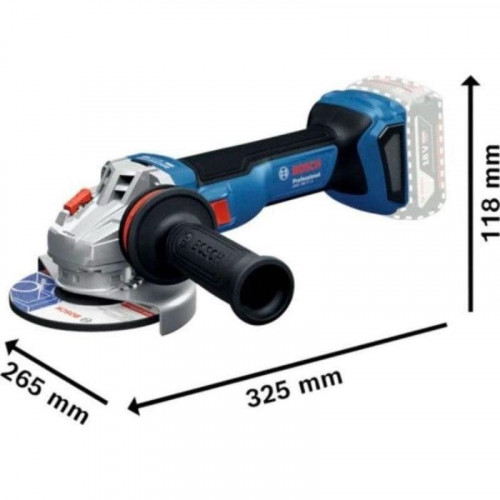 Amoladora angular Bosch GWS 18V-11 S inalámbrica 125 mm 6 velocidades