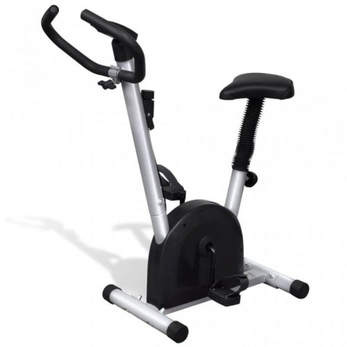 VidaXL Bicicleta Estática Negra