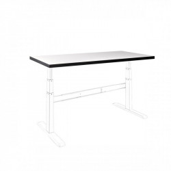 Celexon HPL Tabla de Mesa 150x75cm Blanca