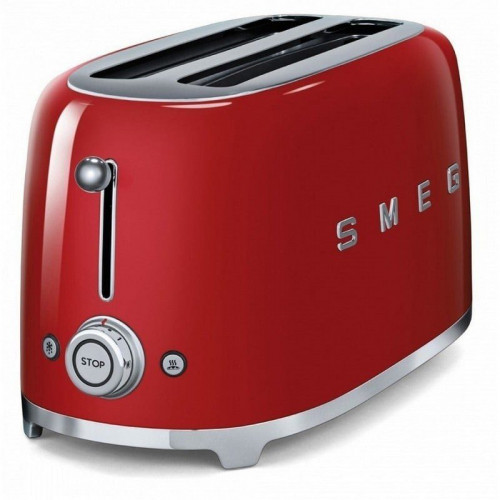 Smeg TSF02RDEU Tostador 4 Rebanadas 1500W Rojo
