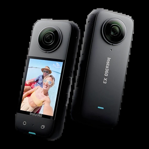 Cámara 360 Insta360 X3 Creator Kit 5.7K 360° IPX8 10m FlowState 6 ejes 72MP