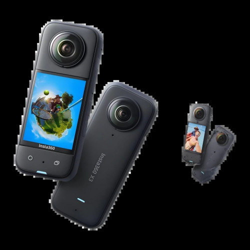 Cámara 360 Insta360 X3 Creator Kit 5.7K 360° IPX8 10m FlowState 6 ejes 72MP