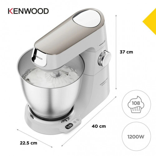 Robot de cocina Kenwood Titanium Chef Baker XL KVL65.001WH 1200W 7L