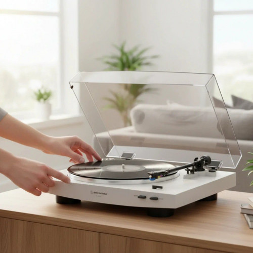 Tocadiscos Audio-Technica AT-LP60XBT Blanco Bluetooth 5.0 aptX