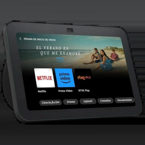 EuroVolter Echo Show 8 Altavoz Inteligente con Alexa 3ª Generación Gris Antracita