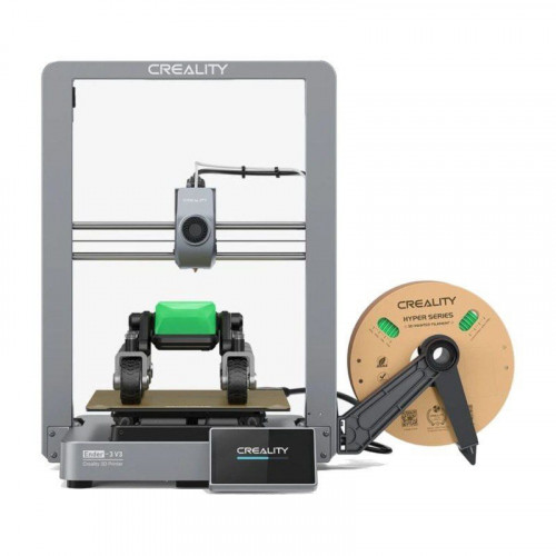 Creality Ender 3 V3 - Alta velocidad 600mm/s, Tamaño de impresión 220x220x250mm, Enfriamiento Rápido Negro FDM