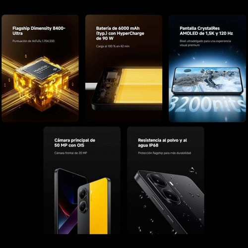 Xiaomi Poco X7 Pro 5G 12GB/256GB Negro