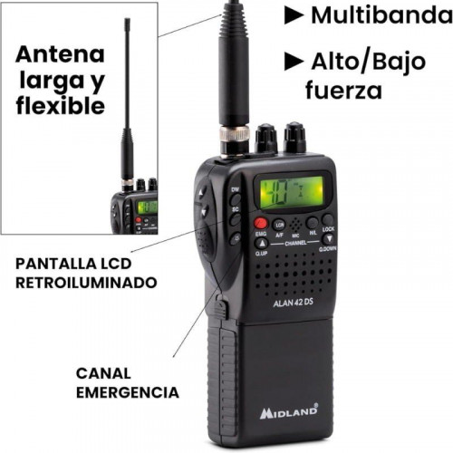 Midland Alan 42 DS - Radio CB Portátil