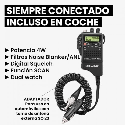 Midland Alan 42 DS - Radio CB Portátil