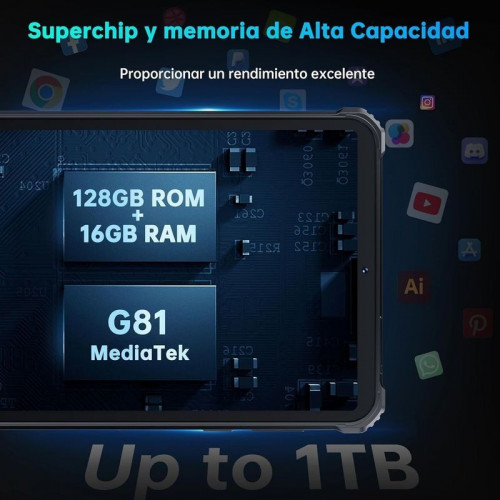Oukitel RT3 Pro NFC 8'' 4GB/128GB Verde