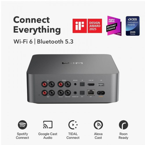 WiiM Ultra Gris Oscuro - Reproductor de audio en red