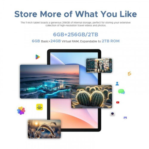 Doogee Tab G6 11 6GB/256GB WiFi + 4G Gris